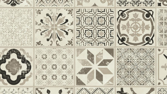Retro Black White Starfloor 30, Tarkett Moroccan Vinyl Floor Tiles