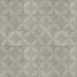 Tile Flower LIGHT GREY ICONIK 240 Vinyl Rolls